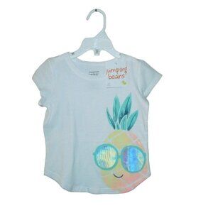 Jumping Beans Toddler Softest Tee Pineapple Heart Size 2T